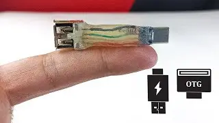 How to Make C-Type OTG Cable | Turn any Data Cable into OTG Cable