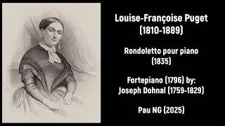Louise-Françoise Puget (1810-1889) - Rondoletto pour piano (1835)