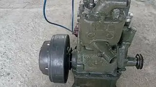 Раритетный мотор Л 6/2 с чермета! Запуск.