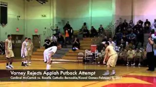 GMC Hoops Highlights--Cardinal McCarrick vs. Roselle Catholic--Bernoskie Games--February 5, 2011