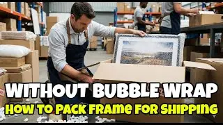 How To Safe Packaging A Large Photo Frame For Courier | No More Damage Issue | Deb Design Gallery