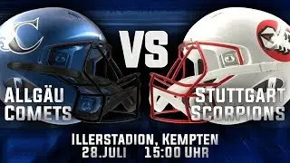 GFL: Allgäu Comets vs. Stuttgart Scorpions // 28.07.2019