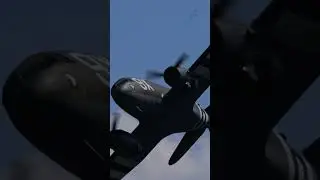 Extreme WWII Pilot Skills! ✈️ C-47 Skytrain Steep Bank #short #shorts