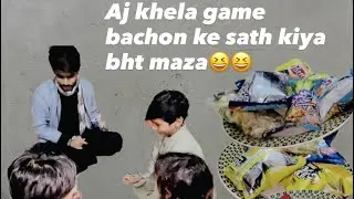 Aj khela bachon ke sath game bht aya maza bache bhi hogae khush @samokaif110  Mr Kaif vlog