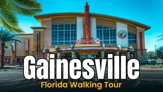 A Relaxing Walking Tour Downtown Gainesville, Florida | City Walk USA