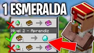 ✅ Trading Hall a 1 Esmeralda para Minecraft Bedrock 1.21!