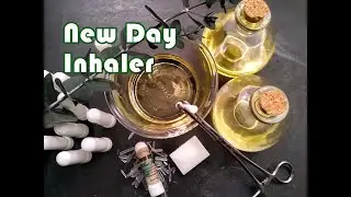 Making New Day Inhaler, Camphor, Menthol & Eucalyptus Nasal Treat.