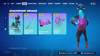 New Champion Drake Bird Skin Is In The Fortnite Item Shop Today [11/22/204] #fortnite #itemshop