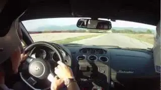 essai lamborghini gallardo lp560-4 ( camera go pro )
