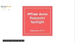 MTurk Guide Requester Spotlight #1: PCVA