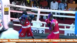Bout 05 ROBIU ABDULLAH vs  BASIT OLAYIWOLA Yucateco Boxing League Season 2 Week 1