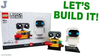 LEGO BrickHeadz 2023 WALLl&bull;E And EVE 40619 Complete Build & Review