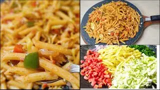 Indian Street Style Tawa Macaroni | Pasta Recipe | Quick Macaroni Recipe | @kitchenwithasmapk