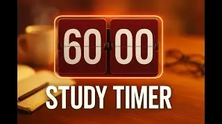 1 Hour  Timer  for  Deep  Focus | Flip Clock: Timer for Study