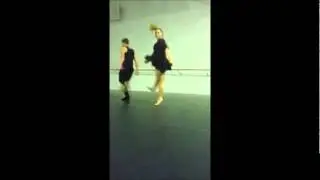 Alex & myself performing at our Ev&Bow studio showing for term 1