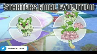 Starters Evolutions Rumors and Leaks | Sprigatito Fuecoco Quaxly | Pokemon Scarlet and Violet