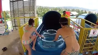 Scary Toilet Water Slide at Splash Jungle Water Park