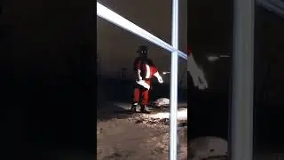 Giant Santa Spotted Roaming The Streets #giantsanta #holidayhorror #unusualsightings #christmas