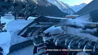 Battipista (gatto) 100% elettrico in prova per la Coppa del Mondo di Sci Nordico, Cogne (ITA) 2025