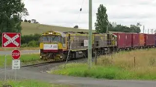 Tasrail TR03 TR06 #31 train crossing Deviation Road