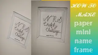 Diy simple frame making idea #nrs #craft  #shortvideo # youtube