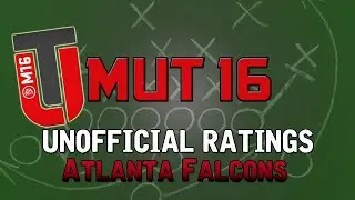 Top 5 Atlanta Falcons in MUT 16 - Unofficial Ratings | Madden 16 Ultimate Team Base Cards