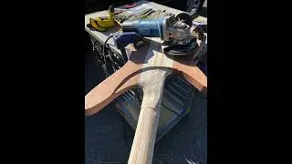 Making a 13-piece laminated neck through guitar
