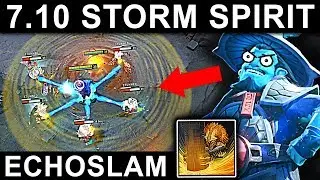 EPIC STORM SPIRIT PATCH 7.10 DOTA 2 NEW META GAMEPLAY #43 (EARTHSHAKER AND STORM SPIRIT COMBO)