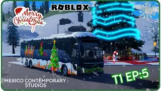 Special Christmas Trip on a Simulator Bus Mexico 95-D! 🎄🎄🎄 #christmas