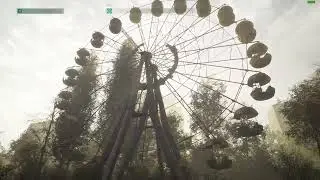 The radioactive Ferris wheel in Pripyat   Chernobyl   Chernobylite