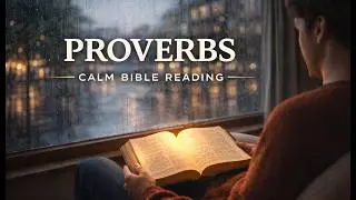 The Book of PROVERBS (Full Audio Bible with Rain Sounds, No Music) | For Sleep, Study & Prayer