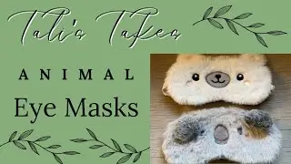 2 Pack Cartoon Animal Sleep Mask - Amazon