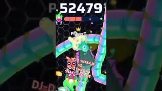 SNAKE.IO GAME PLAY DJ DTTO🐍gaming#shrot#snake#shorts#gameplay#shortsfeed#wormszone#tranding#