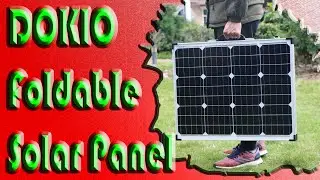 Fold able Solar Panel | Portable Folding Solar Suitcase  for hiking camping caravan RV boat
