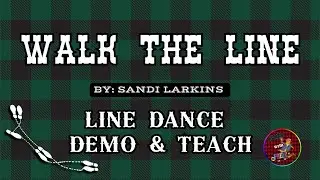 Walk The Line | Line Dance DEMO & TEACH | Level: Improver