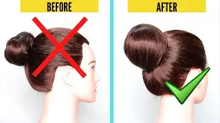 Chignon PERFETTO  in pochi minuti per tutti i tipi di capelli | NEW Perfect Hair bun under 1 MINUTE