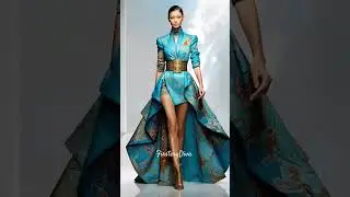TEAL MANDARIN MIRAGE | FirsteryDiva #fashion #dress #viral #elegant #teal