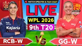 🔴LIVE - Royal Challengers Bangalore vs Gujarat Giants Wpl 9th Match | Wpl 9th Match | Rcb vs GG Live