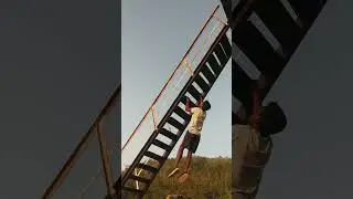 ladder climbing workout #handpower #india #shortsvideo #youtubeshorts #calistenia #shots #fitness
