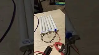 Failed with mash potatoes battery to create plasma with tesla tazer!