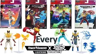 Every Power Rangers Lightning Collection Street Fighter Collaboration Hasbro Comparison List