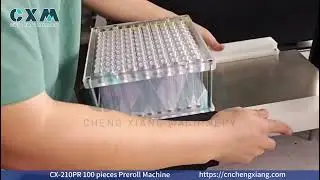 Fully Automatic Pre-Roll Filling & Twisting Machine | Cone Filling Machine #factory #preroll #cxm