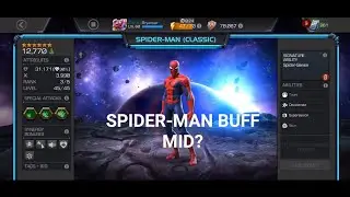 Unduped 6* Rank 3 Spider-Man (Classic). Is the Buff Mid?