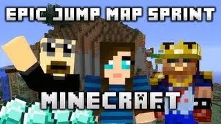 Minecraft :: Epic Jump Map Sprint :: with Tomutwit and Munchmo!