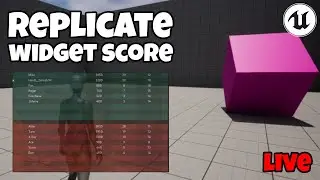 Unreal 5: Widget Data Replication Example Live