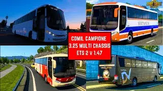 COMIL CAMPIONE 3.25 MULTI CHASSIS ETS 2 v 1.47 | ETS 2 MODS | EURO TRUCK SIMULATOR 2
