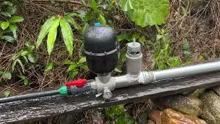 In Hainan: Installing Hydraulic Ram Pump for Fans - Video Capture