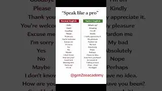 speak like native 🚀 #english#speakconfidentenglish