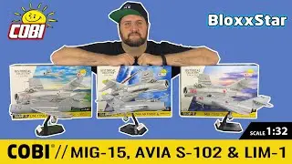 ALLE MIG-15 VERSIONEN: COBI 2416, 5821 & 5822 💥 MIG 15,  LIM-1 und AVIA S-102💥 1:32 ▶️ REVIEW