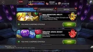 5 Star Wolverine crystals opening - Marvel Contest of Champions, MCOC